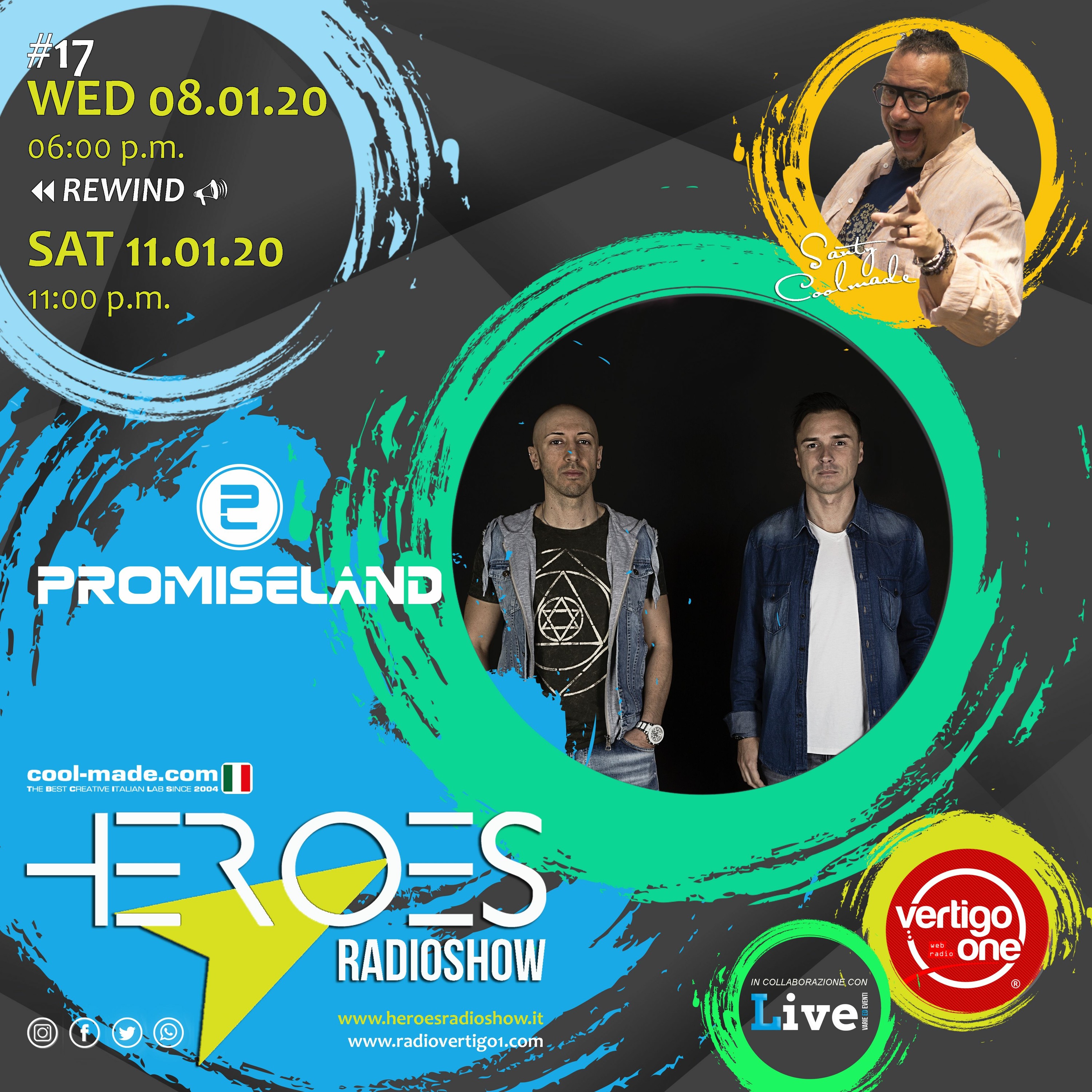 #17/2019-20> HEROES RadioShow - Special Guest PROMISELAND episode artwork