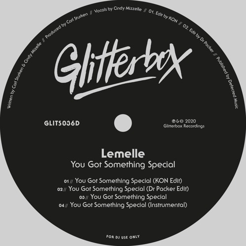 Lemelle 'You Got Something Special' (Dr Packer Edit)