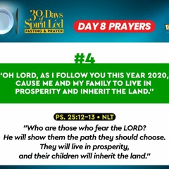 2020 Beginning of the Year Fasting & Prayers (Day 8)