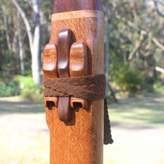 F Vintage Silky oak DRONE flute.