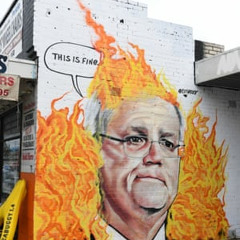 Teardrop on the Fire (midnight oil Vs massive attack) 2020 Aust Bushfires Tribute mashup