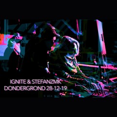 Ignite & Stefan ZMK @ Dondergrond - Zwalm 28-12-2019 [ techno | acid | tekno | hardcore ]