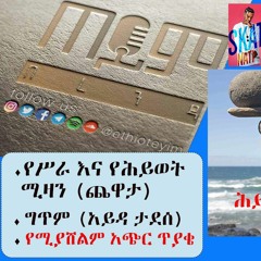 የሥራ እና የሕይወት ሚዛን፥ ጤናችንን ስለመጠበቅ፤ የአይዳ ታደሰ ግጥም፣ እና የሚያሸልም ጥያቄ | Ethio Teyim | Episode 11