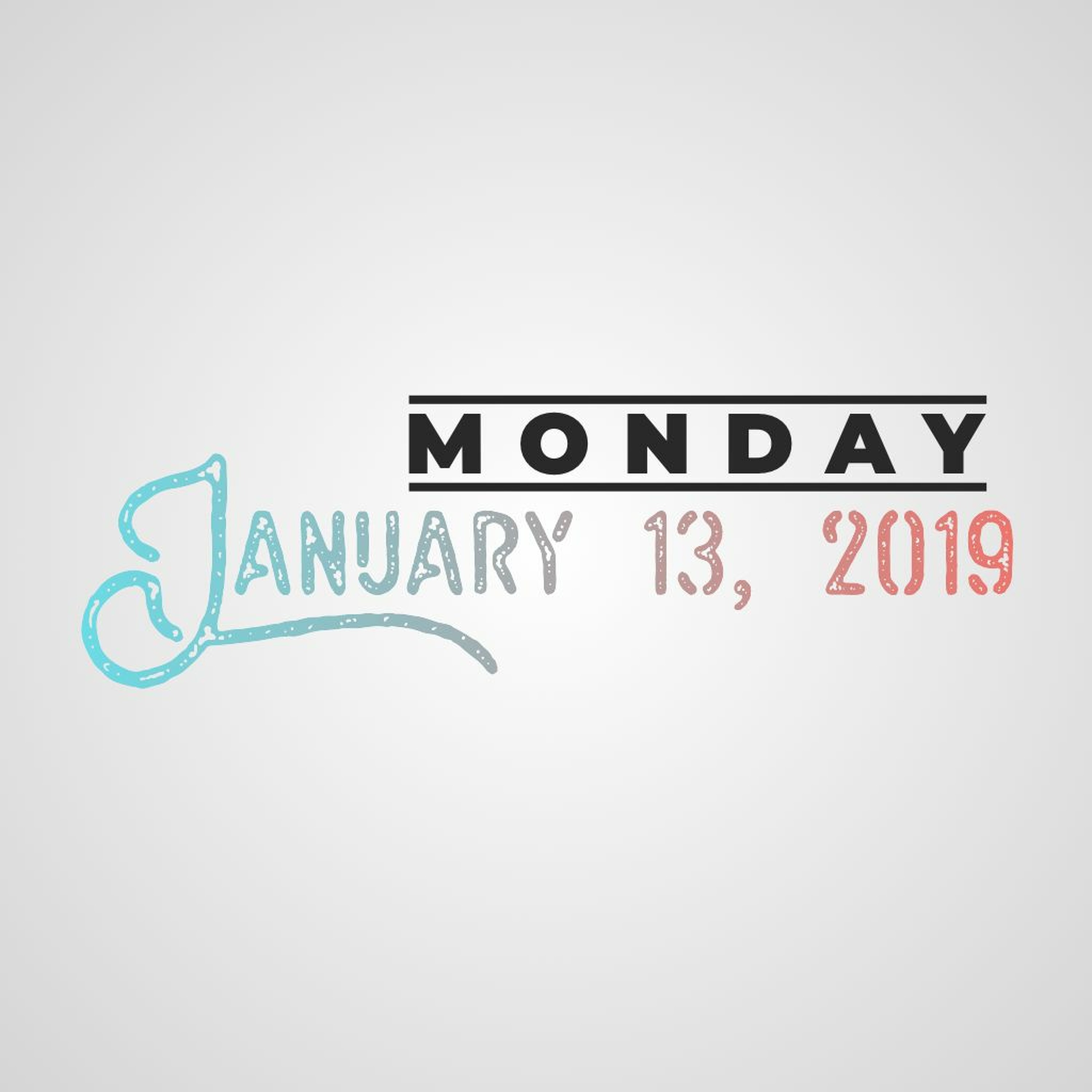 Monday, January 13, 2020