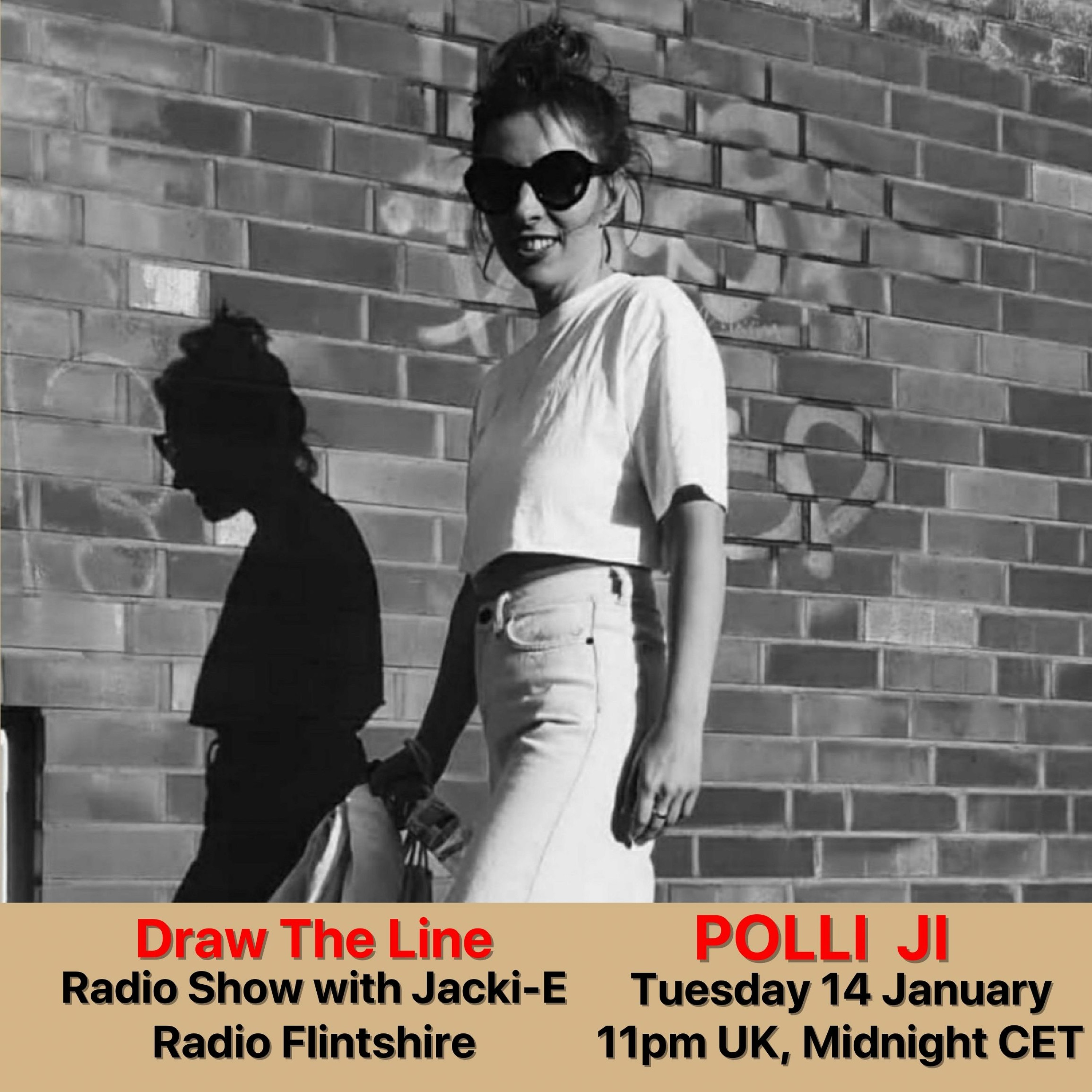 #083 Draw The Line Radio Show 14-01-2020 guest mix 2nd hr Polli JI episode artwork