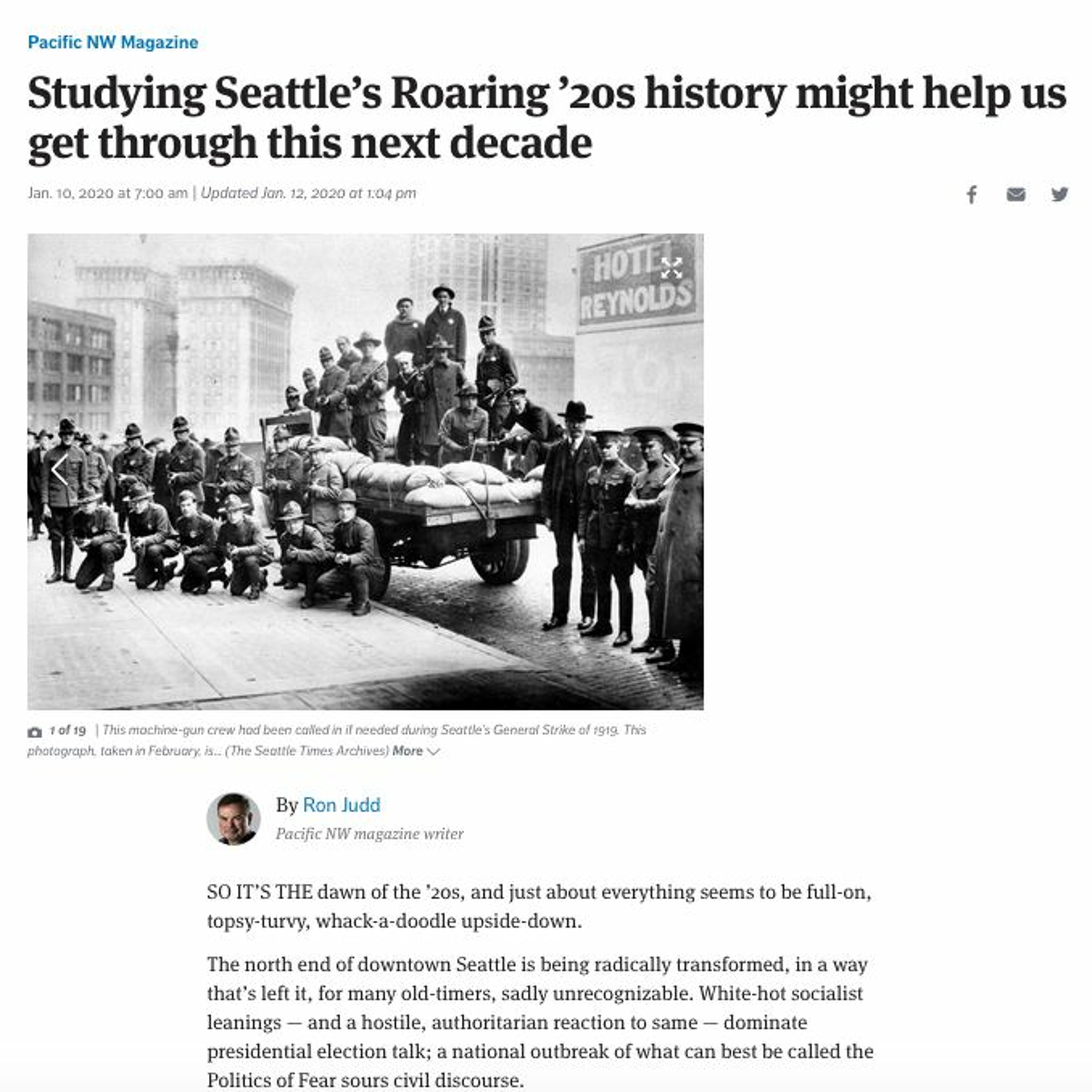 Cascade of History
