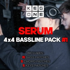 KegOne SERUM 4x4 Bassline Pack Preview
