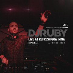 DJ Ruby Live at Refresh, Goa India 08-01-2020