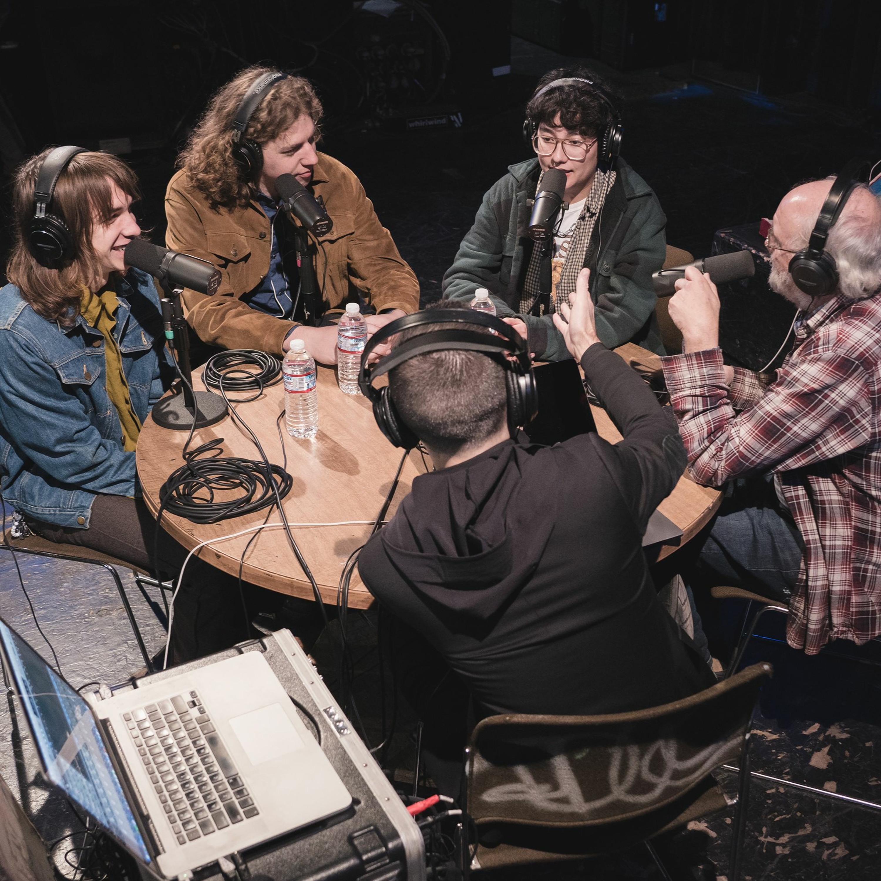Onstage with Jim and Tom