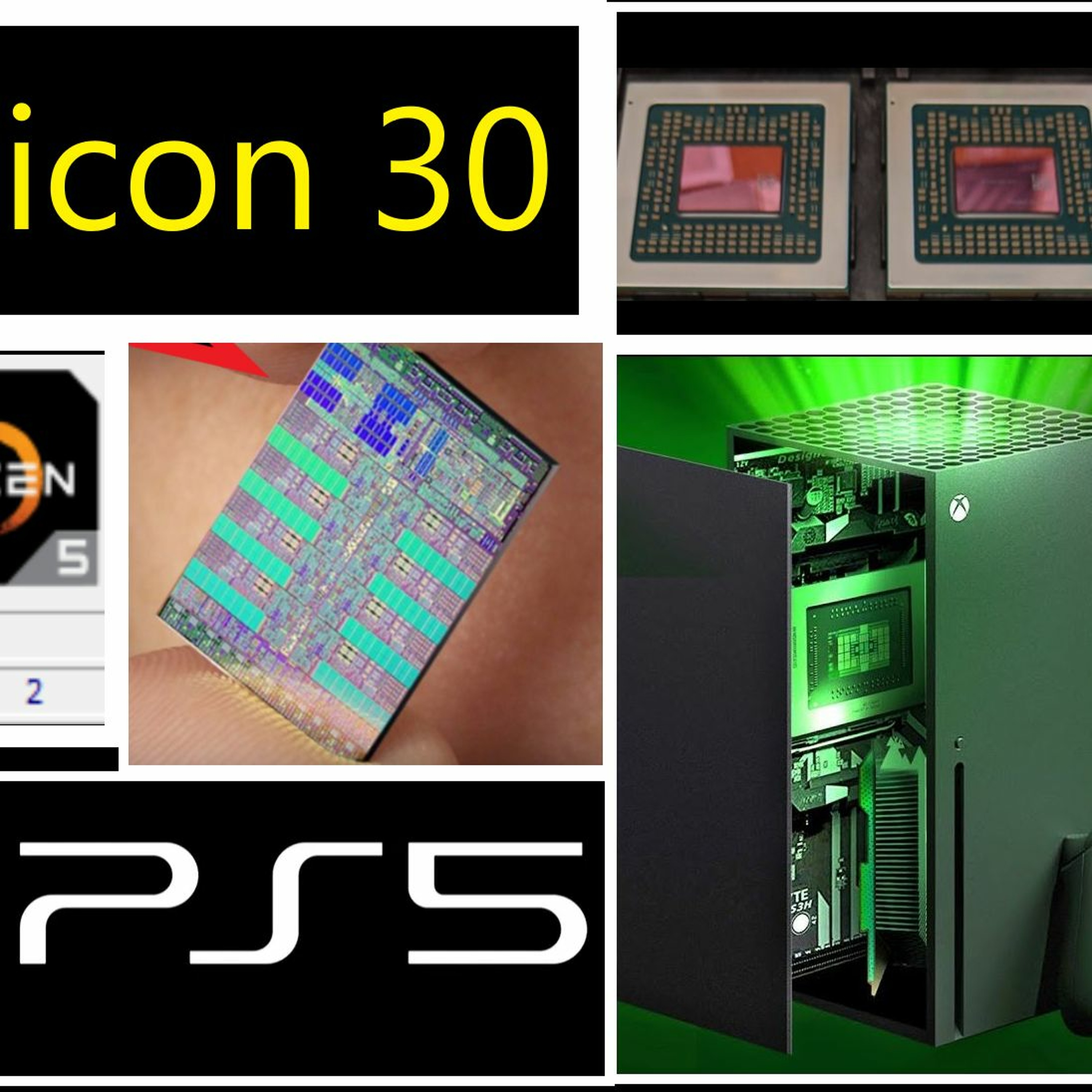 cover of episode 30. PS5 & XBOX Series X, CES 2020, Tiger Lake, 12nm R5 1600