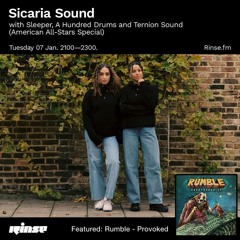 Rumble - Provoked - Sicaria Sound Rinse FM Rip