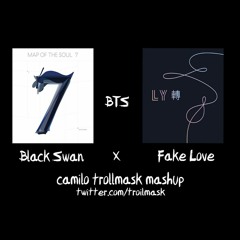 BTS (방탄소년단) - Black Swan x Fake Love (camilo trollmask mashup)