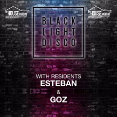 Black Light Disco Show Monday 13th Jan 2020 - Goz & Esteban