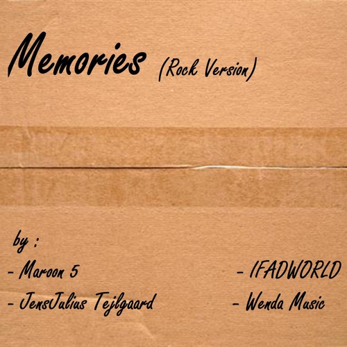 Maroon 5 – Memories (Rock Cover | JensJulius Tejlgaard x IFADWORLD)