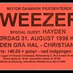 Weezer - Falling for You @ Den Gra Hal, DK - 1996-08-31