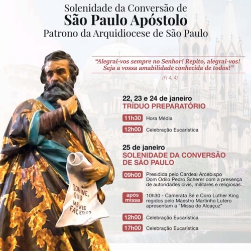 ENCONTRO COM O PASTOR-20.01.2020 Como nasceu a cidade de São Paulo
