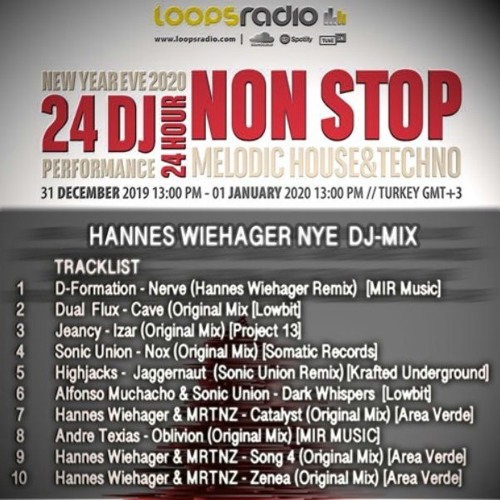 Hannes Wiehager - NYE 2020 - Loops Radio Melodic House & Techno