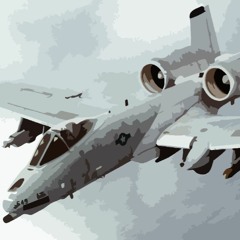A10 Warthog cannon fire close