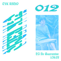 CYK TOKYO RADIO 012 DJ No Guarantee