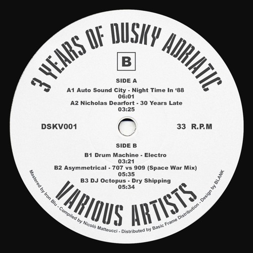 V​.​A. - 3 Years of Dusky Adriatic [DSKV001]