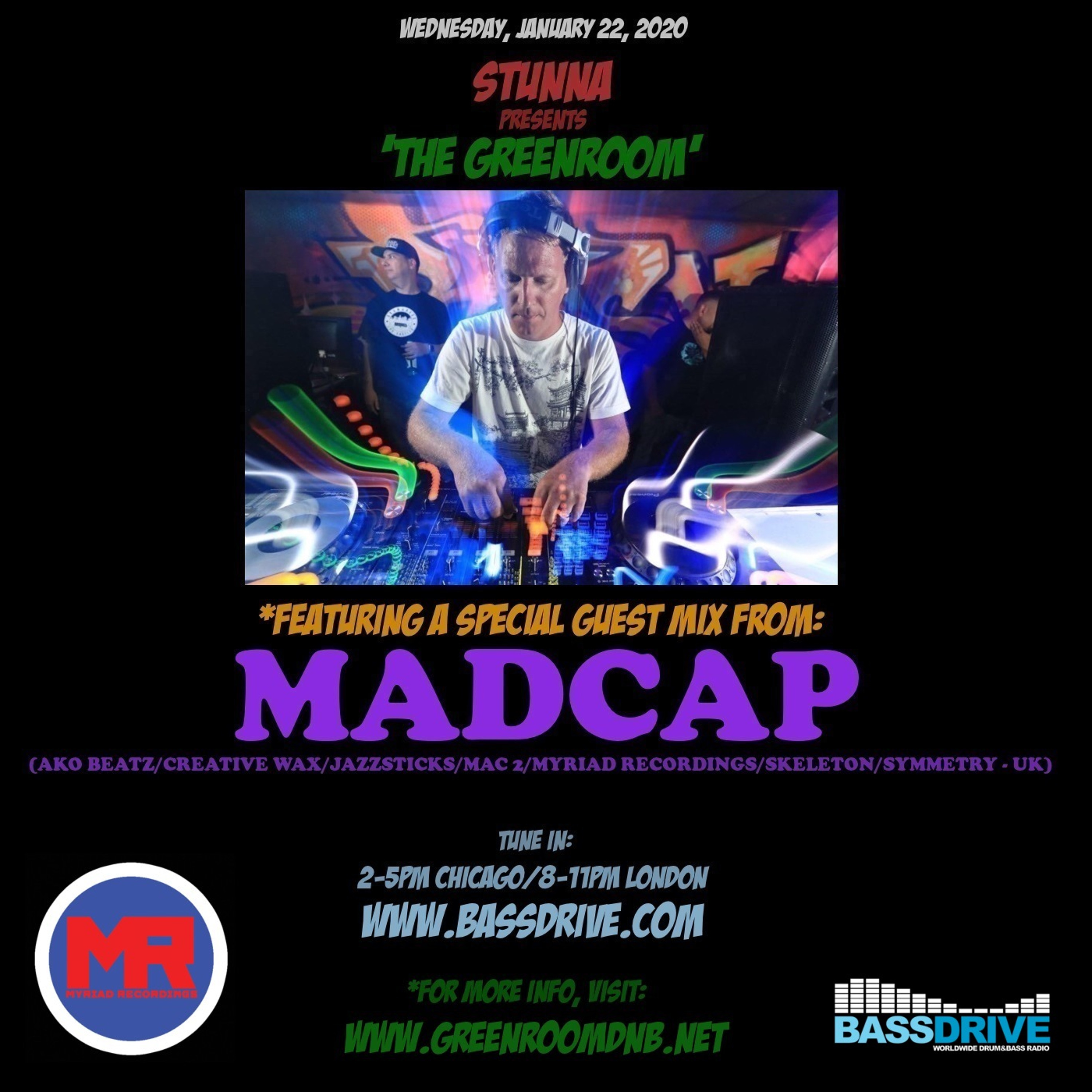 STUNNA Presents The Greenroom with MADCAP Guest Mix January 22 2020 episode artwork