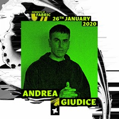 Andrea Giudice Sundays at fabric x Our House Promo Mix