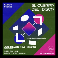 Joe Delon at El cuerpo del Disco (berlínClub, Madrid)