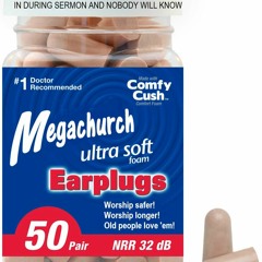 Megachurch Brand Earplugs Ad