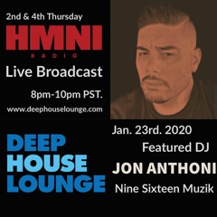LIVE BROADCAST - HMNI w/guest Jon Anthoni - [HMNI Radio] 1-23-2020