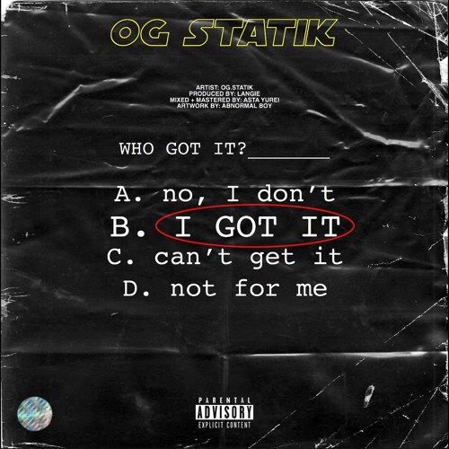 I Got It (prod. Langie)