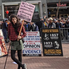 Anti-war and anti-abortion rallies coincide in San Francisco, 01/25/2020