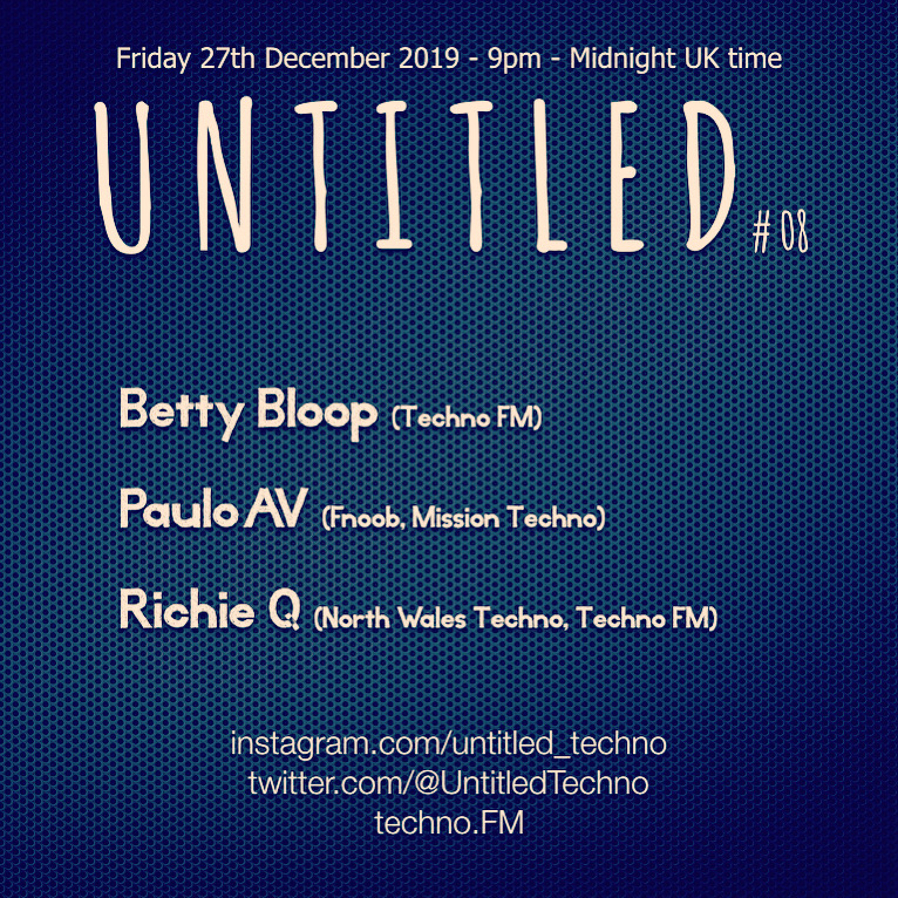 Richie Q (untitled_techno *Live* on techno.FM)