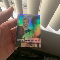 i got a holographic justin timberlake card