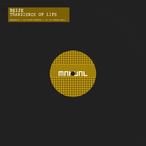 Beije - Transience Of Life [MANUAL DEEP 008]