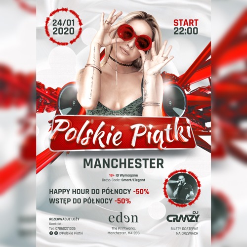 DJ CRAAZY Presents: Polskie Piatki Manchester [24.01.2020] Rozgrzewka