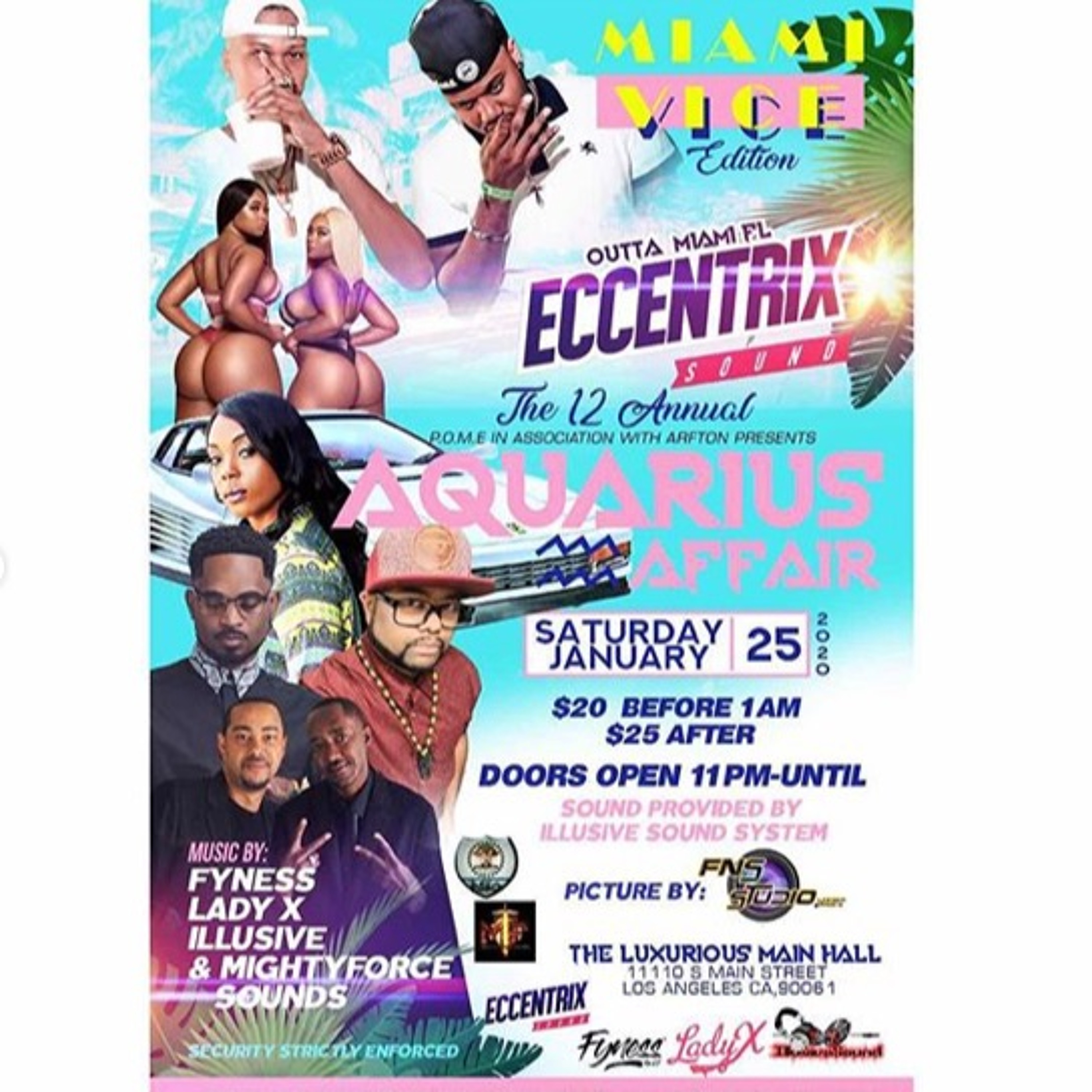 Eccentrix Sound @ Aquarius Affair - Los Angeles, CA 1/25/20 (LIVE AUDIO) episode artwork