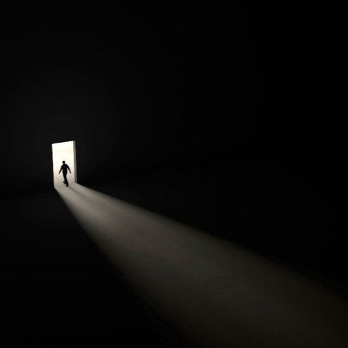 standing in the dark