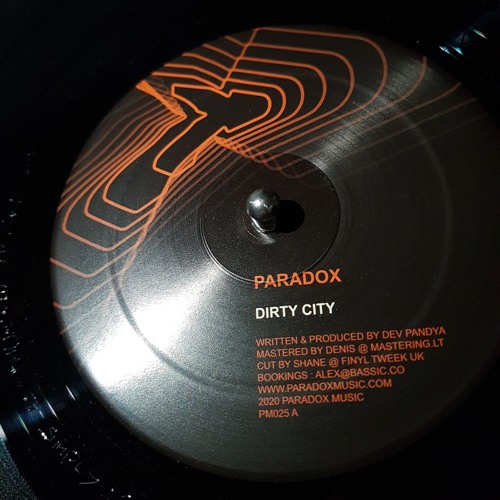 Paradox - 'Dirty City / Marxism' (Paradox Music 12" 025)