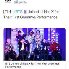 Old Town Road - Lil Nas X & BTS on Grammys