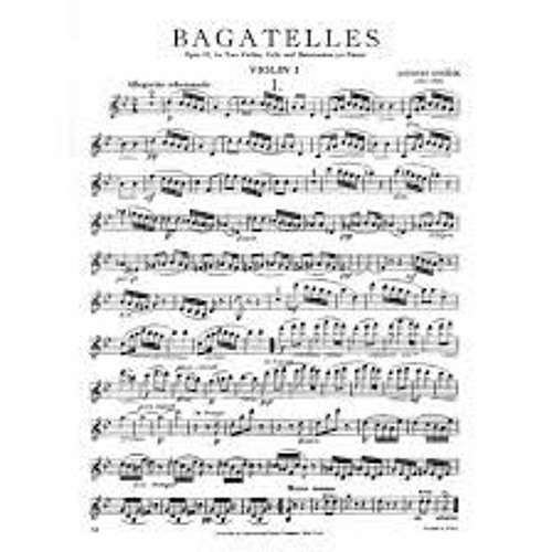 Dvorak / Bagatelles for String Trio and Harmonium, Op. 46