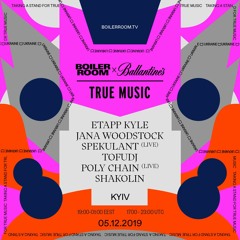 Spekulant | Boiler Room x Ballantine's True Music: Kyiv 2019