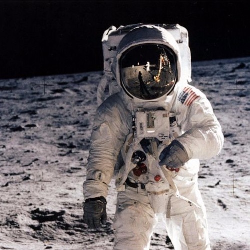 ANTHEM for singing string quartet and NASA Moon Landing audio