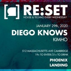 Diego Knows @ Re:Set Boston 1/29/20