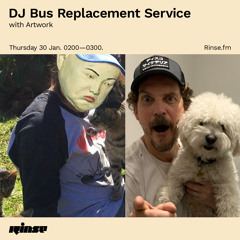 DJ Bus Replacement Service with Artwork - 30 January 2020