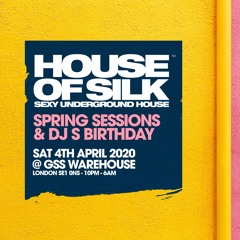 House of Silk - Spring Sessions - (Garage Promo) DJ Cartier - Sat 4th April 2020 GSS Warehouse