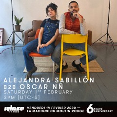 Alejandra Sabillón b2b Oscar Nñ live on Rinse France 2/1/20