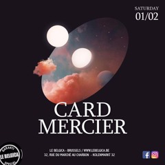 Card Mercier At Le Belgica (Bruxelles) 01 - 02 - 2020