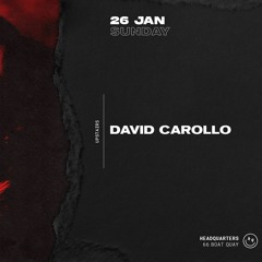David Carollo at Headquarters (Upstairs) - 26.01.2020