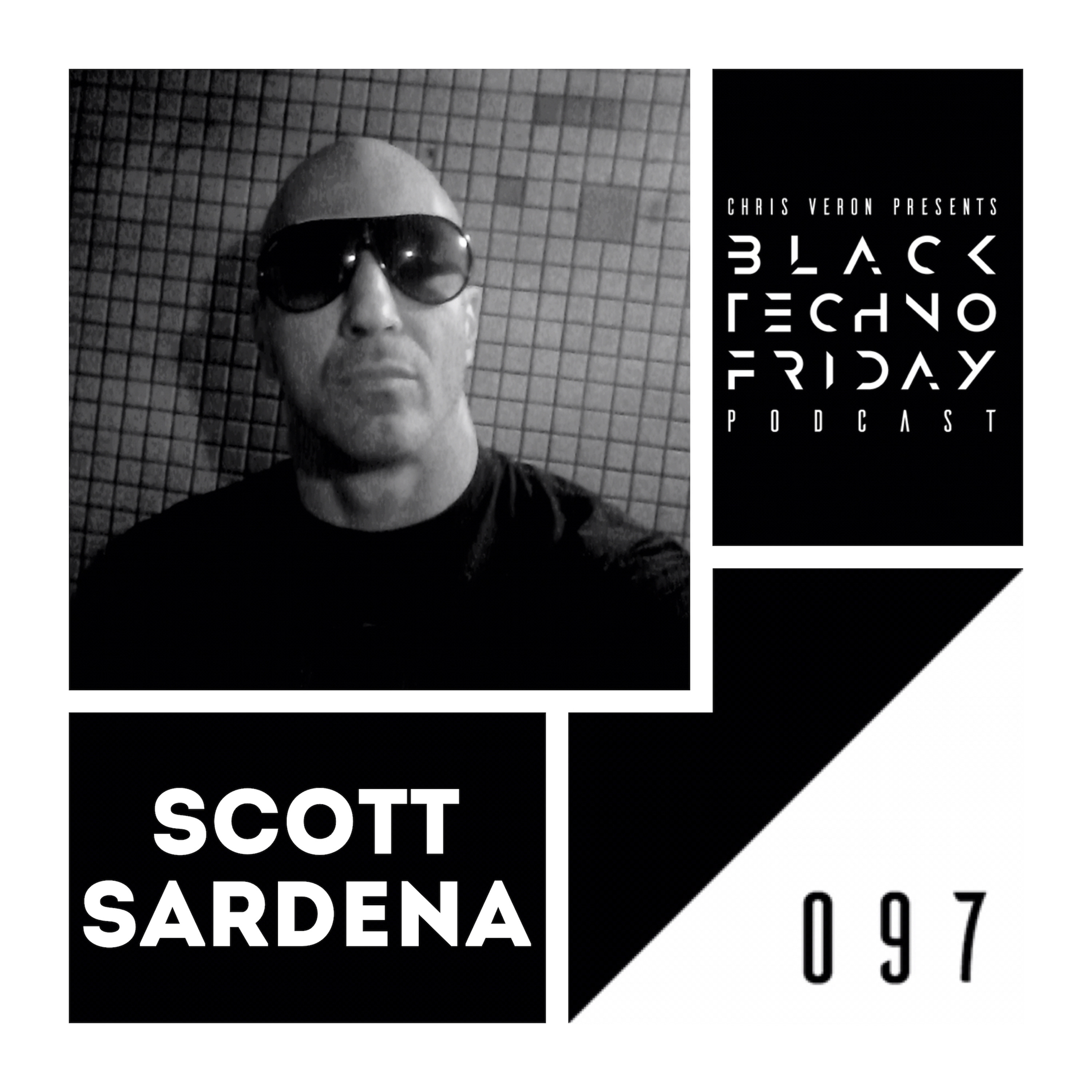 Black TECHNO Friday Podcast #097 by Scott Sardena (This Is Resonance) episode artwork