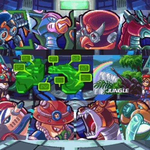 Mega Man X4 Stage Select  #Hip Hop Remake Attempt#
